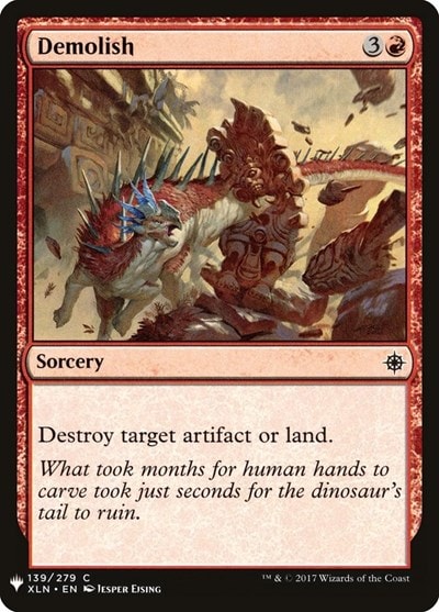 Demolish (LIST) #139 Common (Lightly Played) The List Reprints Magic: The Gathering: 2026