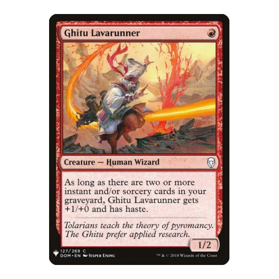 Ghitu Lavarunner (LIST) #127 Common (Lightly Played) The List Reprints Magic: The Gathering: 2026