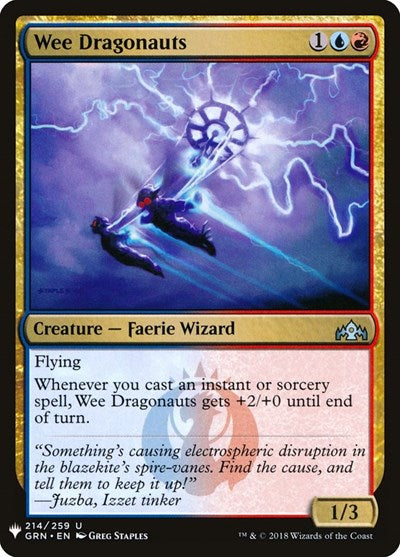 Wee Dragonauts (LIST) #GRN-214 Uncommon (Lightly Played) The List Reprints Magic: The Gathering: 2026