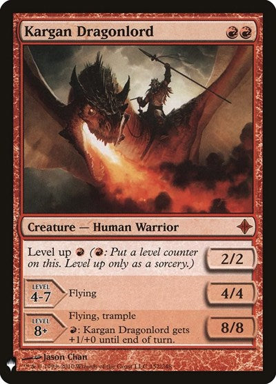 Kargan Dragonlord (LIST) #ROE-152 Mythic Rare (Near Mint) The List Reprints Magic: The Gathering: 2026