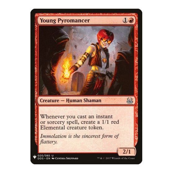 Young Pyromancer (DDS) (LIST) #20 Uncommon (Lightly Played) The List Reprints Magic: The Gathering: 2026