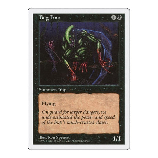 Bog Imp (5ED) #145 Common (Lightly Played) Fifth Edition Magic: The Gathering: 1997