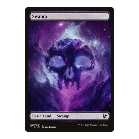 Swamp (THB) #252 Land (Lightly Played) Theros Beyond Death Magic: The Gathering: 2020
