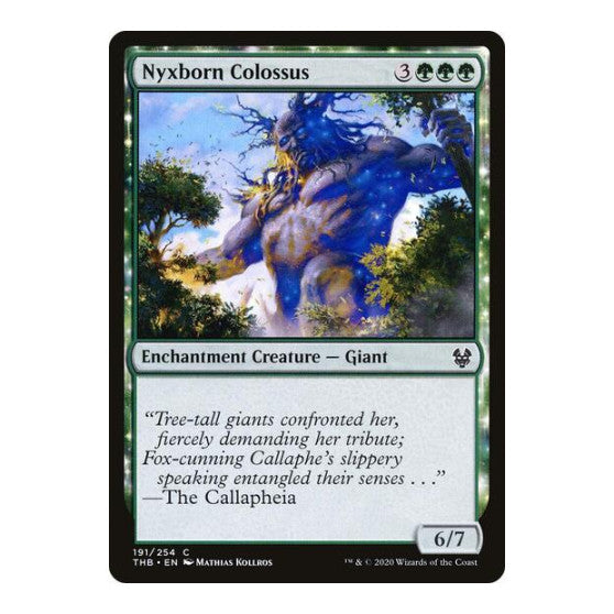 Nyxborn Colossus (THB) #191 Common (Lightly Played) Theros Beyond Death Magic: The Gathering: 2020