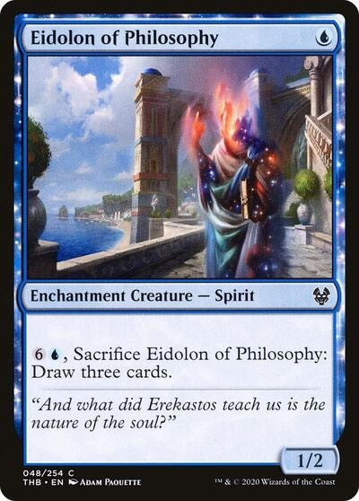 Eidolon of Philosophy (THB) #48 Common Theros Beyond Death Magic: The Gathering: 2020