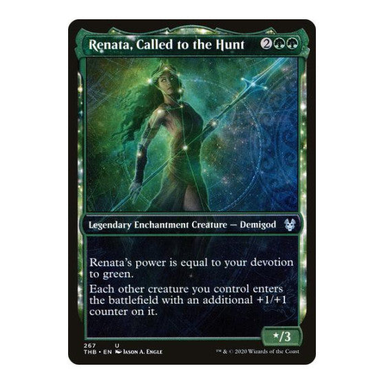 Renata, Called to the Hunt (Showcase) (THB) #267 Uncommon (Lightly Played) Theros Beyond Death Magic: The Gathering: 2020