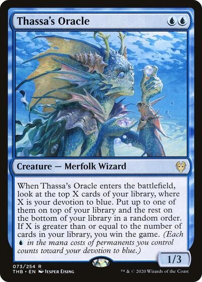 Thassa's Oracle (THB) #73 Rare (Near Mint) Theros Beyond Death Magic: The Gathering: 2020