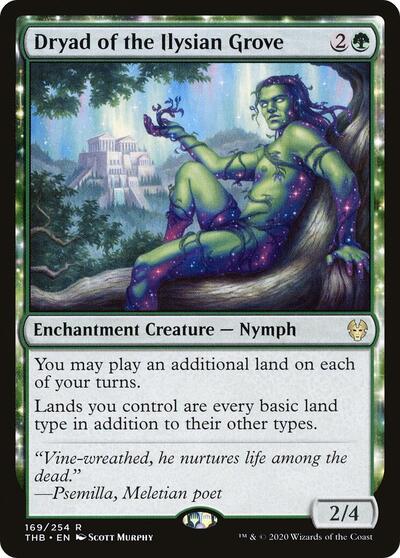 Dryad of the Ilysian Grove (THB) #169 Rare (Near Mint) Theros Beyond Death Magic: The Gathering: 2020