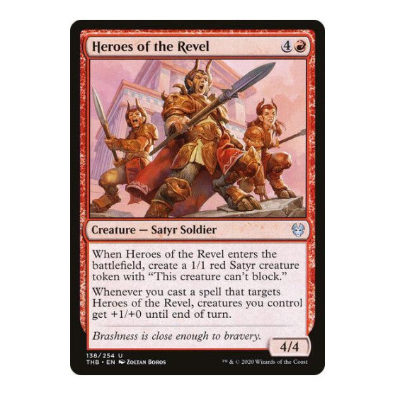 Heroes of the Revel (THB) #138 Uncommon (Lightly Played) Theros Beyond Death Magic: The Gathering: 2020