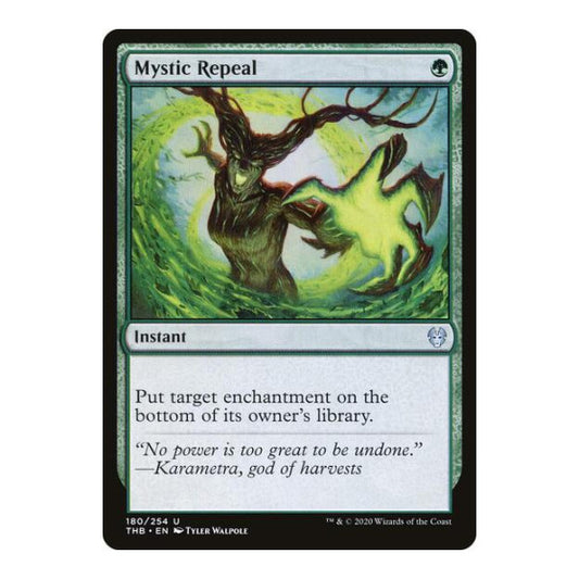 Mystic Repeal (THB) #180 Uncommon (Lightly Played) Theros Beyond Death Magic: The Gathering: 2020