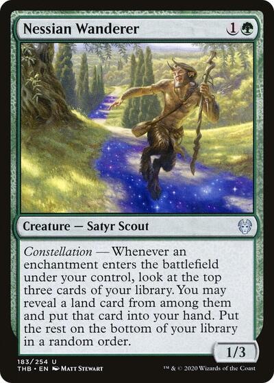 Nessian Wanderer (THB) #183 Uncommon (Lightly Played) Theros Beyond Death Magic: The Gathering: 2020