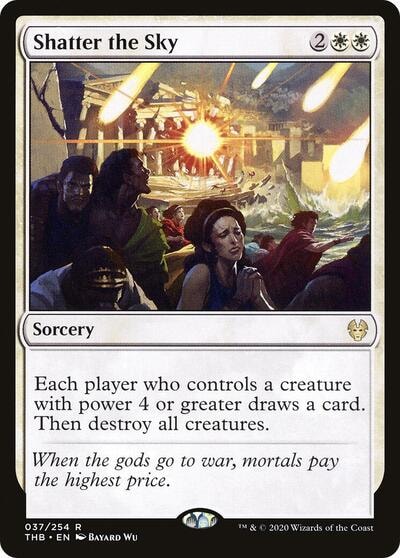 Shatter the Sky (THB) #37 Rare (Lightly Played) Theros Beyond Death Magic: The Gathering: 2020