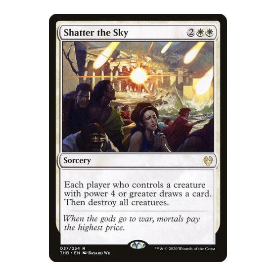 Shatter the Sky (THB) #37 Rare (Lightly Played) Theros Beyond Death Magic: The Gathering: 2020