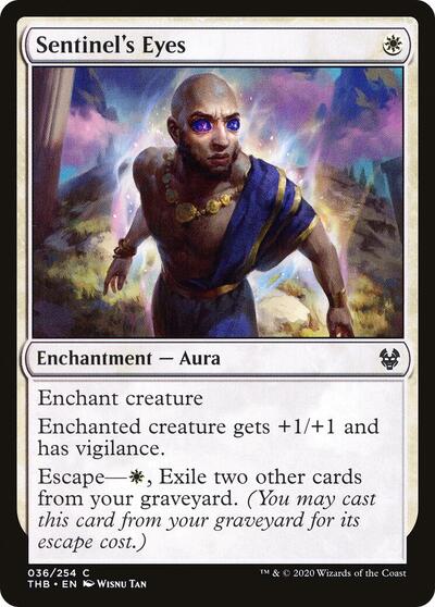 Sentinels Eyes (THB) #36 Common (Near Mint) Theros Beyond Death Magic: The Gathering: 2020