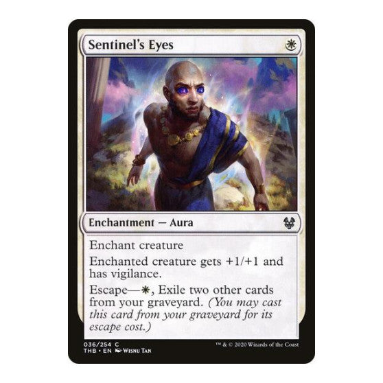 Sentinels Eyes (THB) #36 Common Theros Beyond Death Magic: The Gathering: 2020
