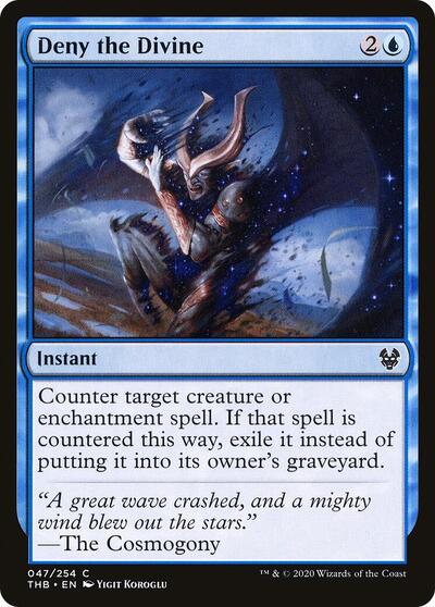 2020 Magic: Theros Beyond Death (THB) - Deny the Divine (#47, Common)