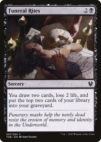 Funeral Rites (THB) #97 Common Theros Beyond Death Magic: The Gathering: 2020