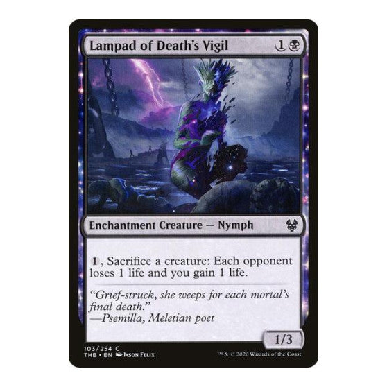 Lampad of Deaths Vigil (THB) #103 Common (Lightly Played) Theros Beyond Death Magic: The Gathering: 2020
