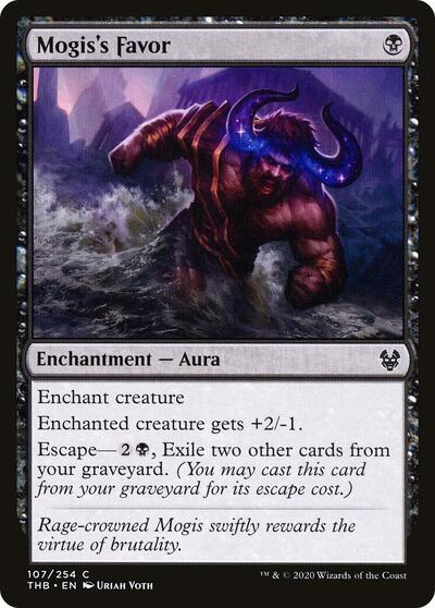 Mogiss Favor (THB) #107 Common (Lightly Played) Theros Beyond Death Magic: 2020