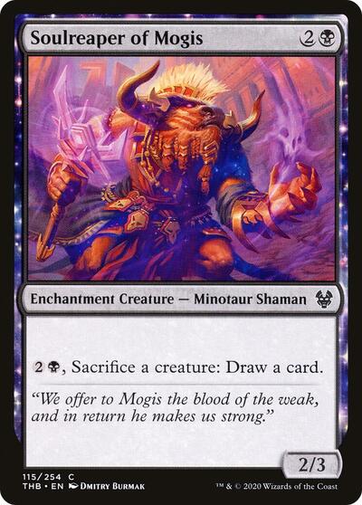 Soulreaper of Mogis (THB) #115 Common (Foil Lightly Played) Theros Beyond Death Magic: The Gathering: 2020