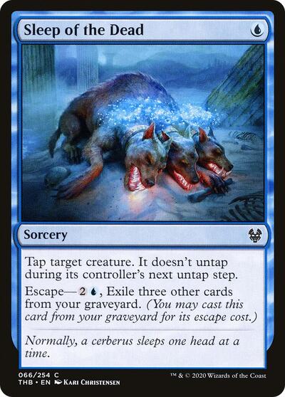 Sleep of the Dead (THB) #66 Common (Lightly Played) Theros Beyond Death Magic: The Gathering: 2020