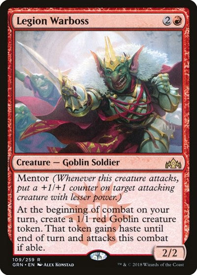 Legion Warboss (PPTHB) #109p Rare (Lightly Played) Promo Pack: Theros Beyond Death Magic: The Gathering: 2020