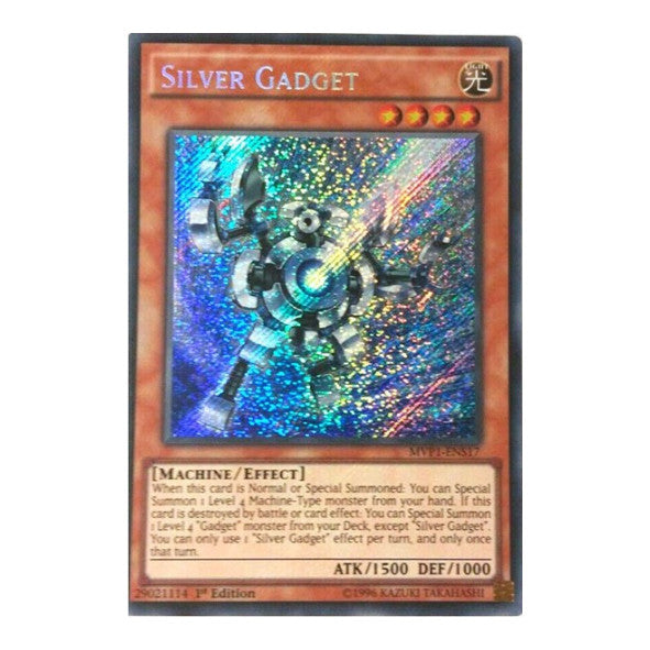 Silver Gadget (MVP1-ENS) #MVP1-ENS17 Secret Rare (1st Edition Near Mint) The Dark Side of Dimensions Movie Pack: Secret Edition YuGiOh: 2020