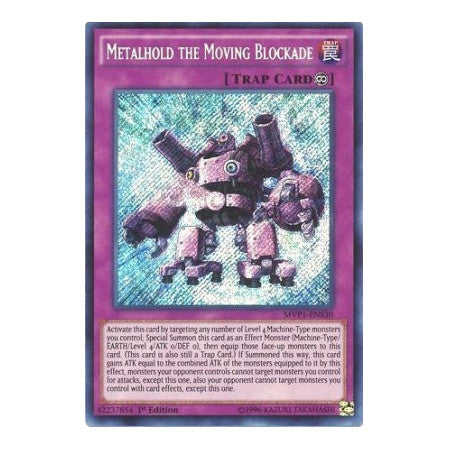 Metalhold the Moving Blockade (MVP1-ENS) #MVP1-ENS30 Secret Rare (1st Edition Near Mint) The Dark Side of Dimensions Movie Pack: Secret Edition YuGiOh: 2020
