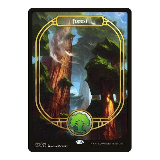 Forest (Full Art) (UND) #96 Land (Foil Near Mint) Unsanctioned Magic: The Gathering: 2020