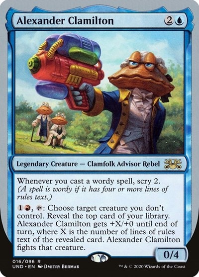 Alexander Clamilton (UND) #16 Rare (Lightly Played) Unsanctioned Magic: The Gathering: 2020