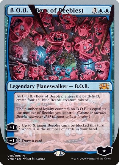 BOB Bevy of Beebles (UND) #18 Mythic Rare (Lightly Played) Unsanctioned Magic: The Gathering: 2020