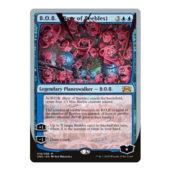 B.O.B. (Bevy of Beebles) (UND) #18 Mythic Rare (Lightly Played) Unsanctioned Magic: The Gathering: 2020