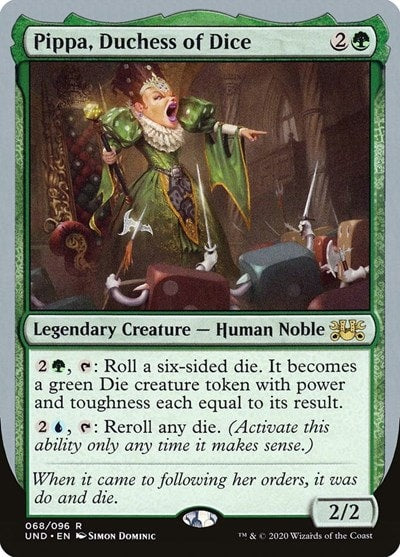 Pippa Duchess of Dice (UND) #68 Rare (Lightly Played) Unsanctioned Magic: The Gathering: 2020