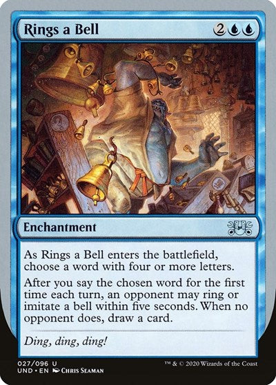 Rings a Bell (UND) #27 Uncommon (Lightly Played) Unsanctioned Magic: 2020
