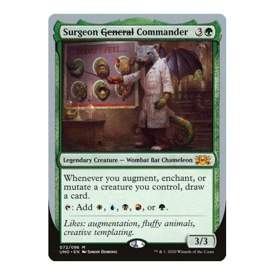 Surgeon ~General~ Commander (UND) #72 Mythic Rare (Lightly Played) Unsanctioned Magic: The Gathering: 2020