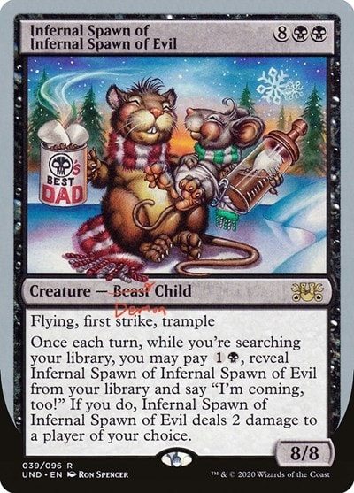 Infernal Spawn of Infernal Spawn of Evil (UND) #39 Rare (Lightly Played) Unsanctioned Magic: The Gathering: 2020
