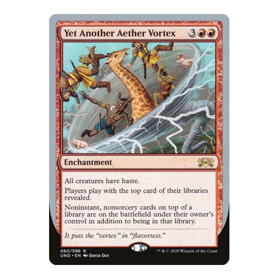 Yet Another Aether Vortex (UND) #60 Rare (Lightly Played) Unsanctioned Magic: The Gathering: 2020