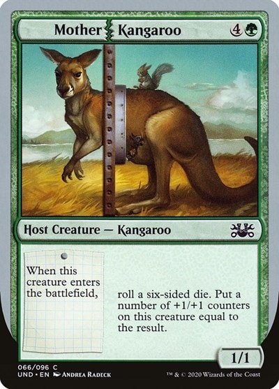 Mother Kangaroo (UND) #66 Common (Lightly Played) Unsanctioned Magic: The Gathering: 2020