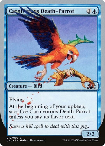 Carnivorous Death Parrot (UND) #19 Common (Lightly Played) Unsanctioned Magic: 2020