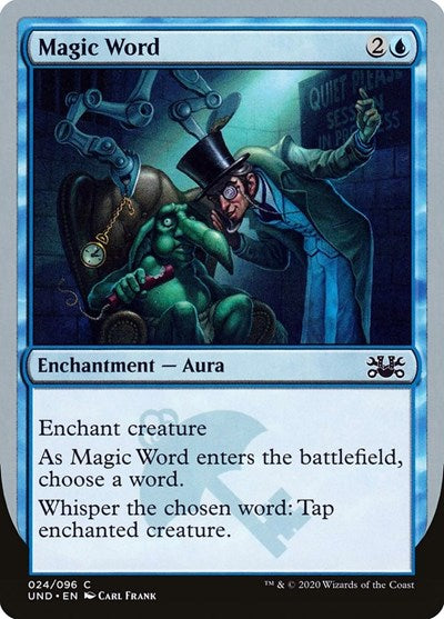 Magic Word (UND) #24 Common (Lightly Played) Unsanctioned Magic: 2020