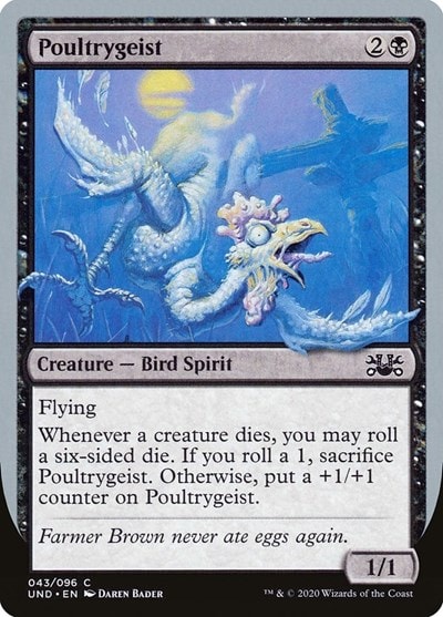 Poultrygeist (UND) #43 Common (Lightly Played) Unsanctioned Magic: The Gathering: 2020
