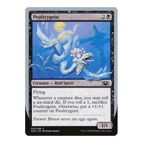 Poultrygeist (UND) #43 Common (Lightly Played) Unsanctioned Magic: The Gathering: 2020