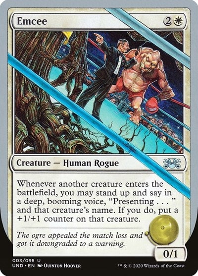 Emcee (UND) #3 Uncommon (Lightly Played) Unsanctioned Magic: The Gathering: 2020