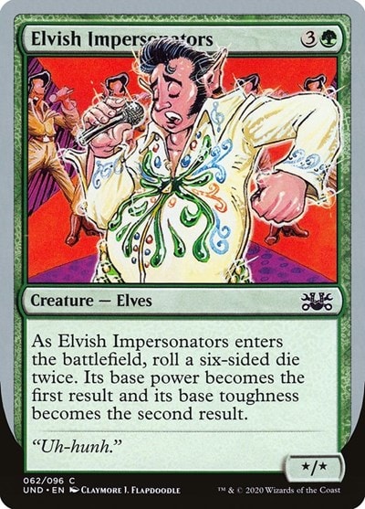 Elvish Impersonators (UND) #62 Common (Lightly Played) Unsanctioned Magic: The Gathering: 2020