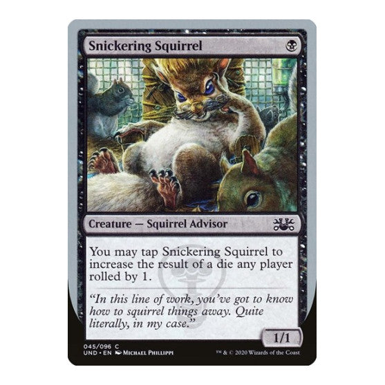 Snickering Squirrel (UND) #45 Common (Lightly Played) Unsanctioned Magic: The Gathering: 2020