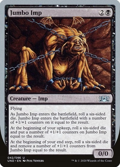 Jumbo Imp (UND) #42 Uncommon (Lightly Played) Unsanctioned Magic: The Gathering: 2020