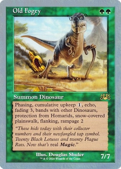 Old Fogey (UND) #67 Rare (Lightly Played) Unsanctioned Magic: The Gathering: 2020
