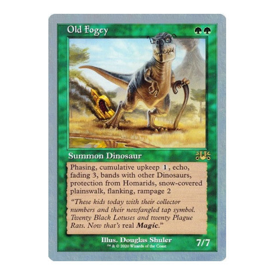 Old Fogey (UND) #67 Rare (Lightly Played) Unsanctioned Magic: The Gathering: 2020