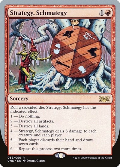 Strategy Schmategy (UND) #58 Rare (Lightly Played) Unsanctioned Magic: The Gathering: 2020