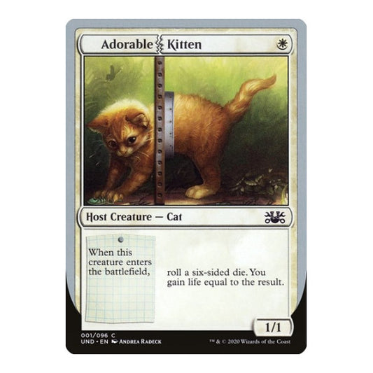 Adorable Kitten (UND) #1 Common (Lightly Played) Unsanctioned Magic: The Gathering: 2020
